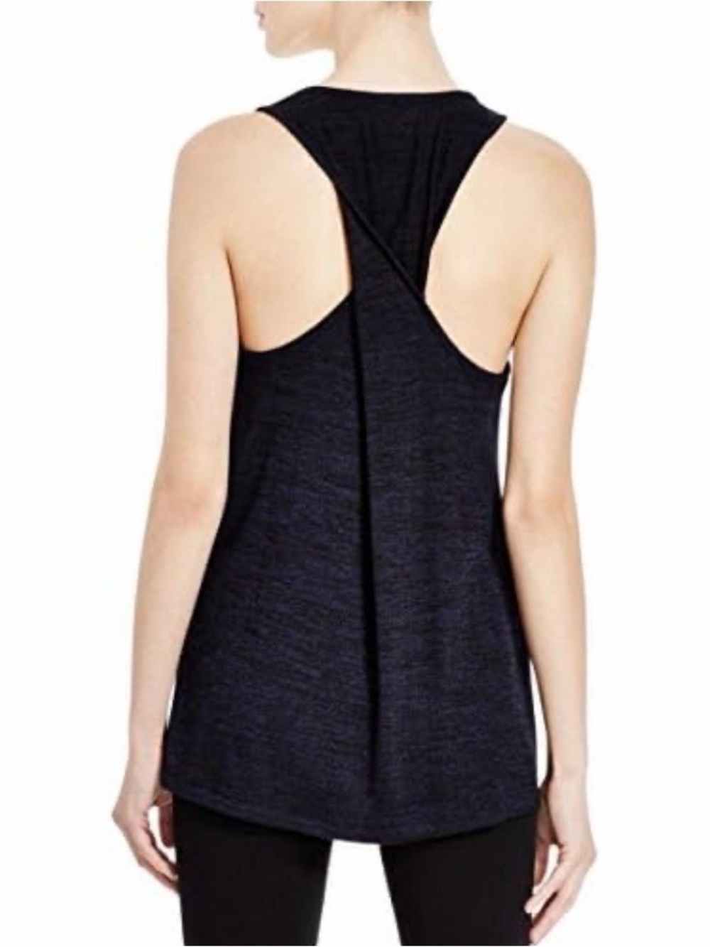 rag & bone blue and black Twist Back Tank Top size small